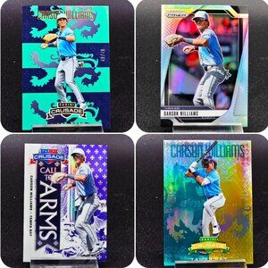 Carson Williams Crusade Call to Arms /49 /149 /199 RC's Rays Top Prospect